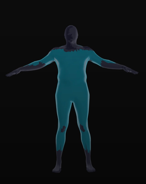 3D body model preview